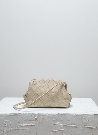 Cala Jade Sparkling Gold leather clutch