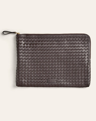 BATU L Umber Dama Pouch Sheep leather