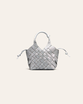 MISU MINI Sparkling Silver Crossbody bag