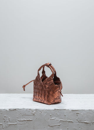Cala Jade Misu Mini copper metallic shoulder bag 4