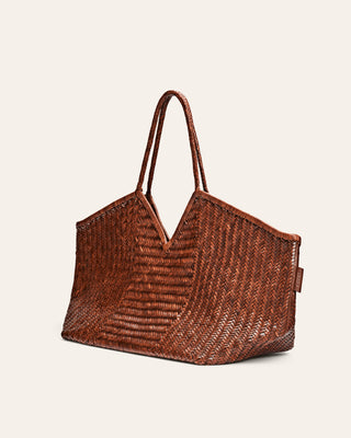 Cala Jade HUMI XL Nutmeg brown leather bag 2