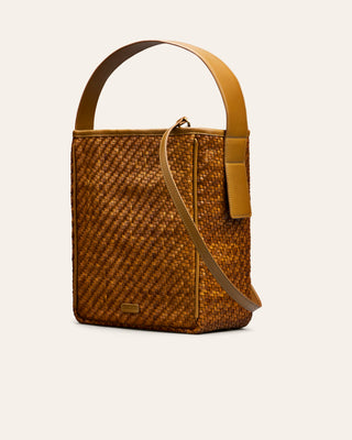 IWA Sepia Brown Twill Shoulder bag