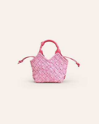 MISU MINI Rose Raffia Crossbody bag