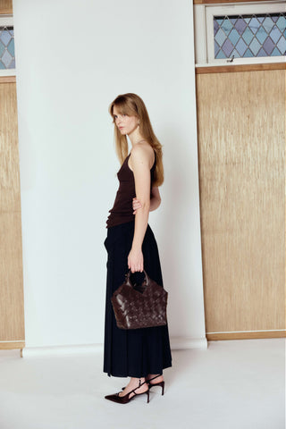MISU Shoulder bag Dark Maroon Patent