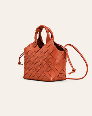 Cala Jade Misu Mini Henna red leather bag 2