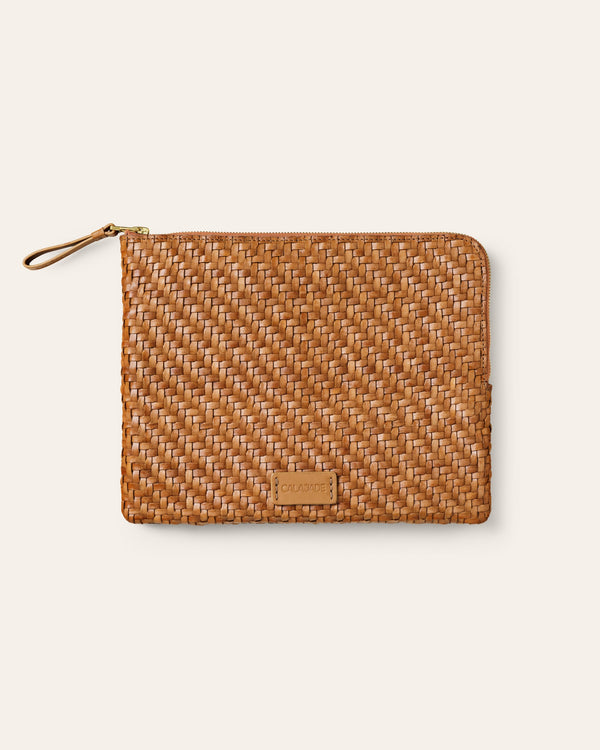 Cala Jade Batu S camel brown pouch