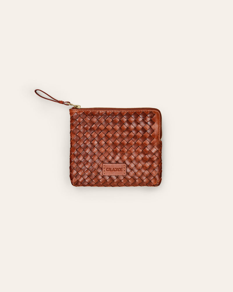 Cala Jade BATU XS brown leather pouch