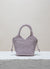 Cala Jade Maya leather cross body bag in light purple 