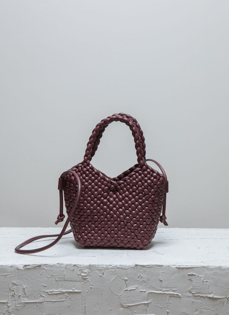 Cala Jade Maya burgundy leather bag 3