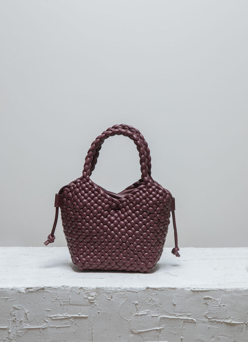 Cala Jade Maya burgundy leather bag 4