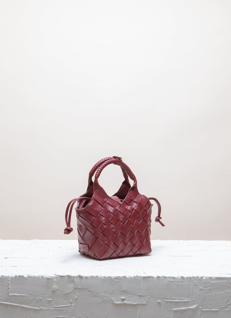 Cala Jade Merlot Leather bag 3