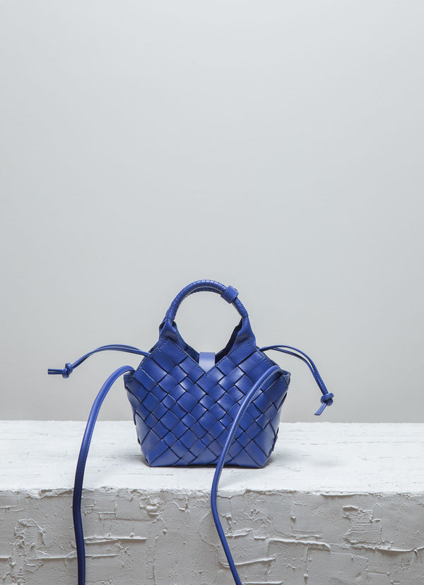 Cala Jade Misu Mini blue leather bag 2
