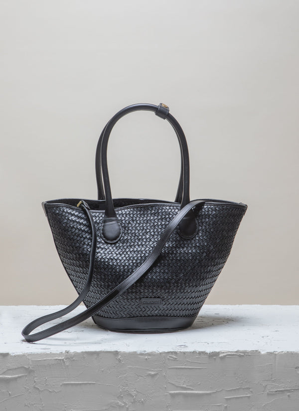 SANDHI Black Twill Tote bag