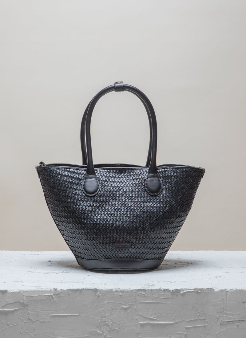 SANDHI Black Twill Tote bag