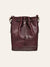 Cala Jade Gaya burgundy bucket bag