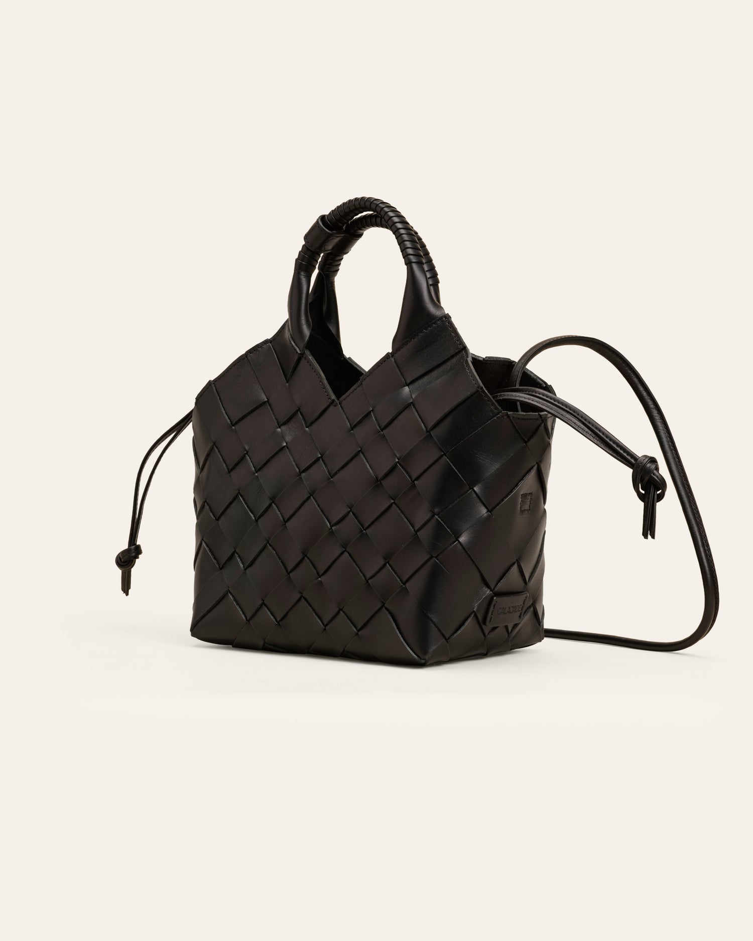 Cala Jade Misu Medium Leather Shoulder Bag Black Cala Jade Misu Medium Leather Shoulder Bag Black