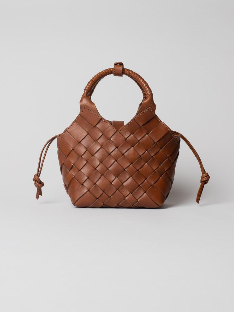 Cala Jade Misu Mini brown cross-body bag