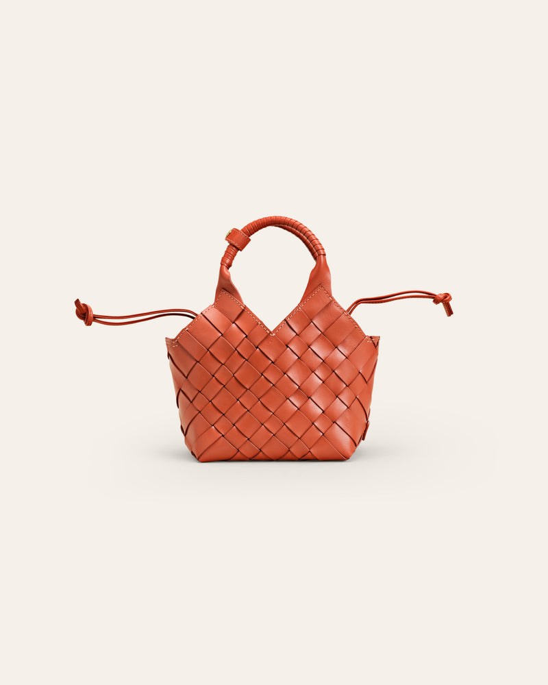 Cala Jade Misu mini henna red crossbody bag 1