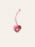 Cala Jade bag charm pink and brown