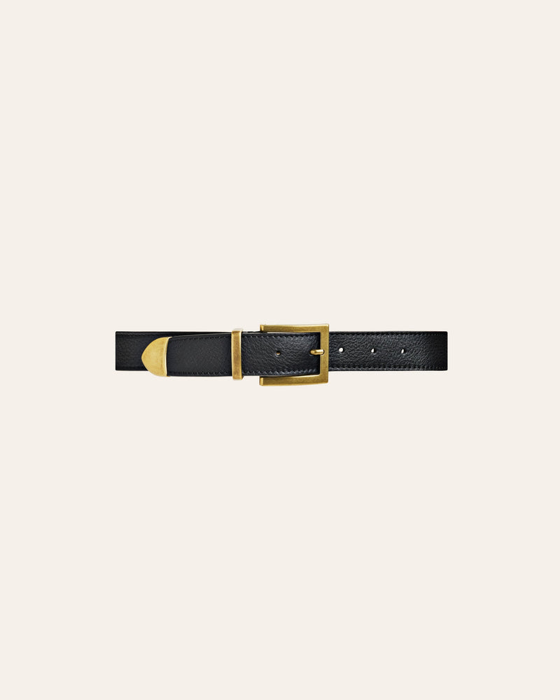 Cala Jade Rattle belt black gold 2