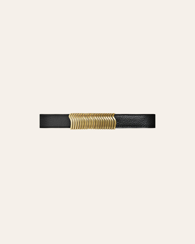 Cala Jade Rattle belt black gold 3