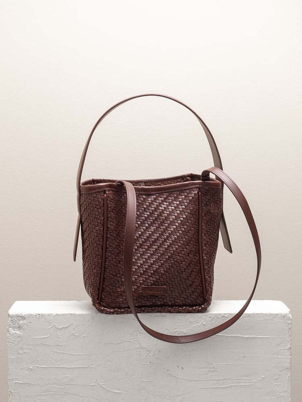 Cala Jade IWA Mini brown shoulder bag