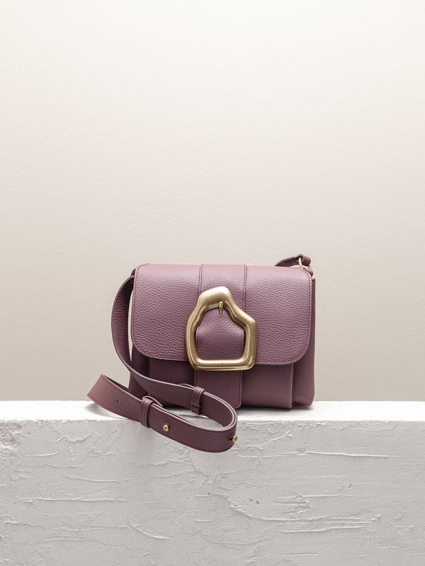 Cala Jade purple leather cross body bag