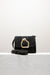 Cala Jade black suede cross body bag