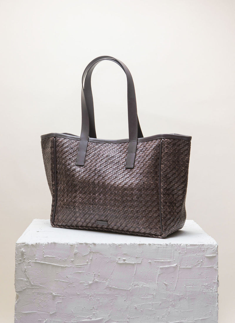 Cala Jade brown shopper bag