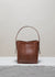 Cala Jade Iwa mini brown leather bag