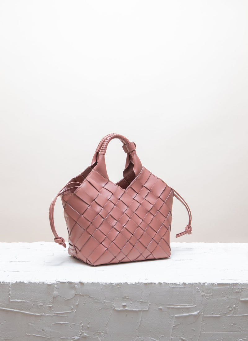 Cala Jade dark pink leather bag