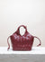 Cala Jade Misu Merlot leather Shoulder bag