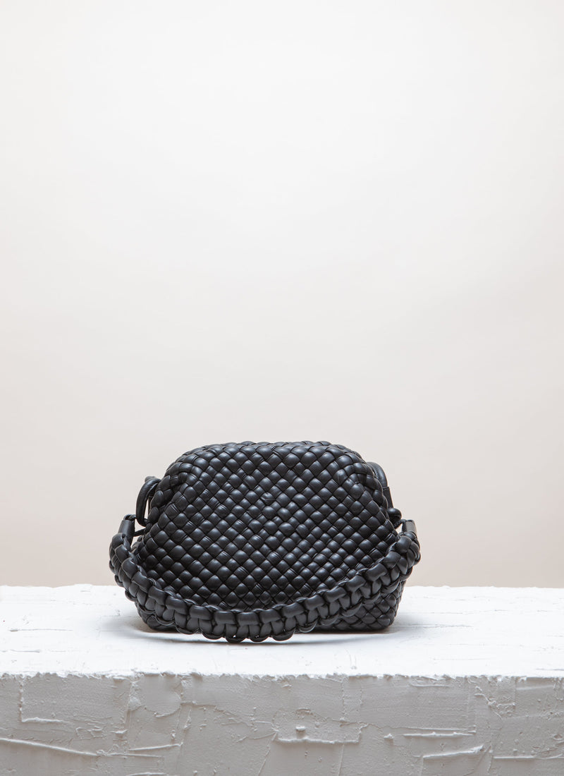 Cala Jade Hana black clutch and cross-body bag