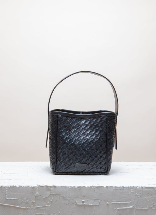 Iwa mini balck navy shoulder bag from cala jade