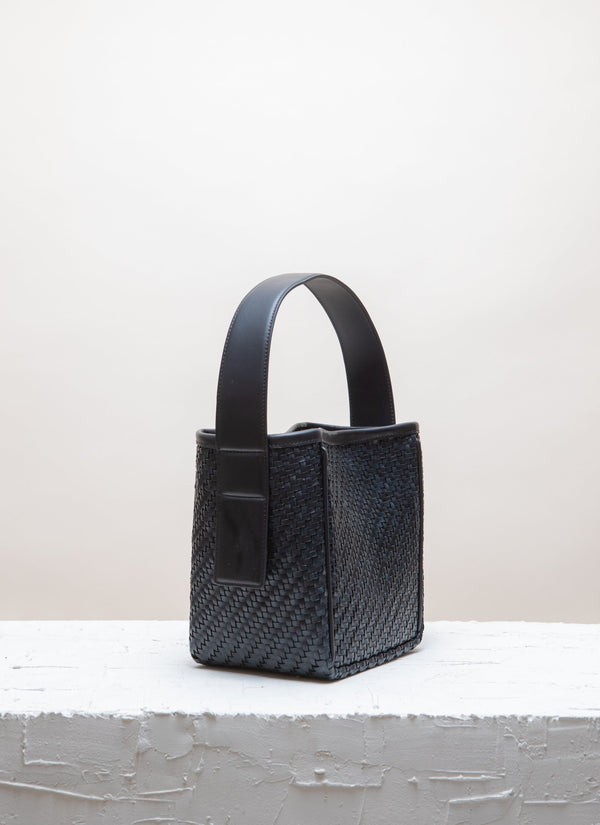 Iwa mini black navy shoulder bag from cala jade 