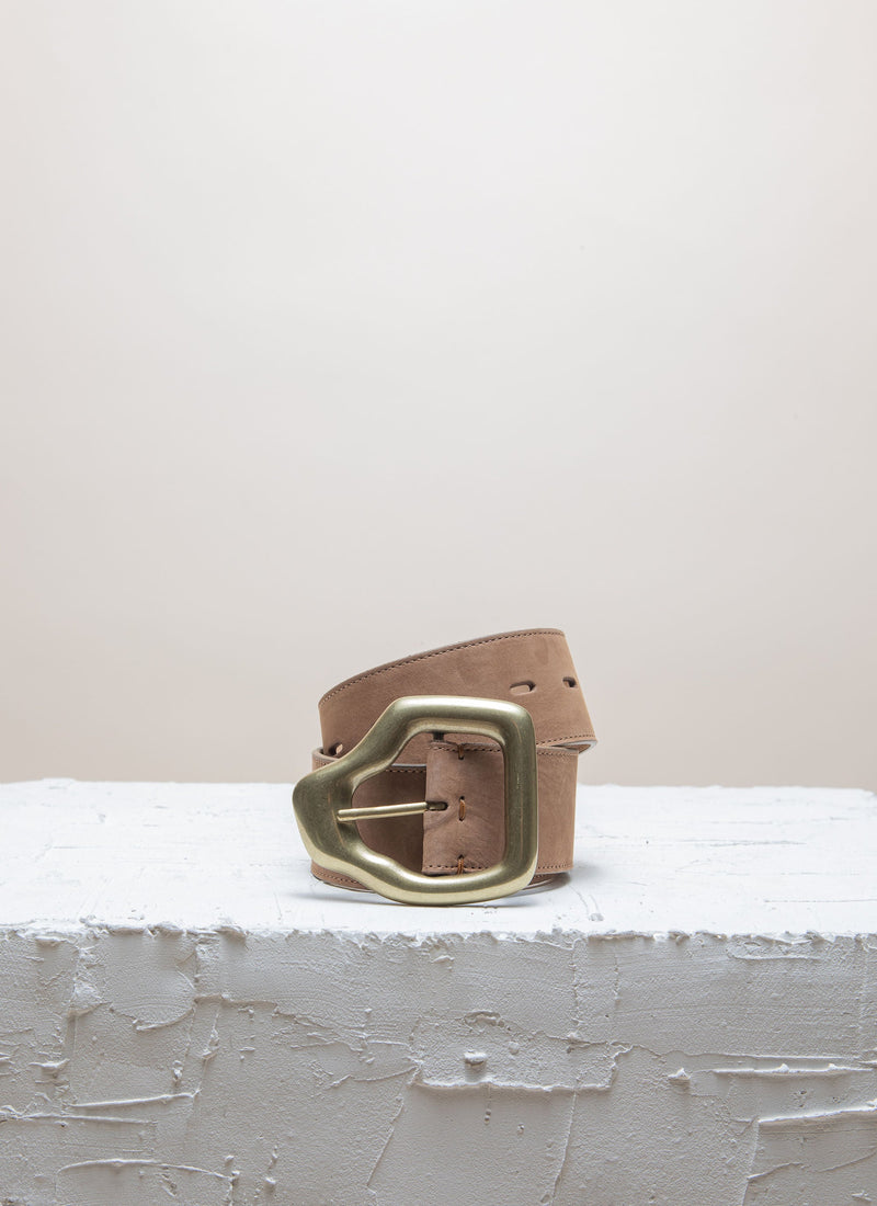 Cala Jade AKO brown suede belt