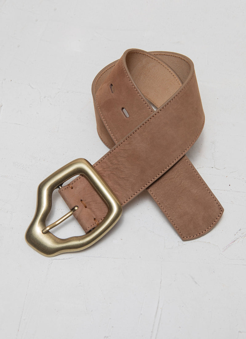 Cala Jade AKO brown suede belt