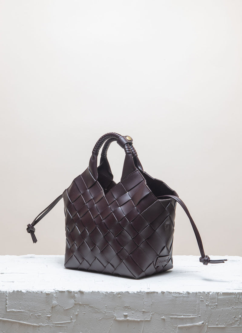 Cala Jade burgundy Misu leather bag