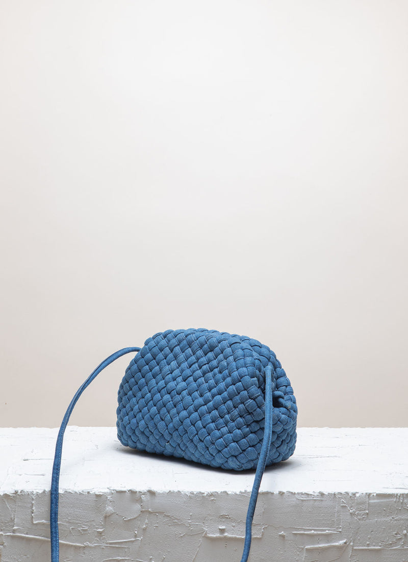 HANA Blue Jeans Clutch