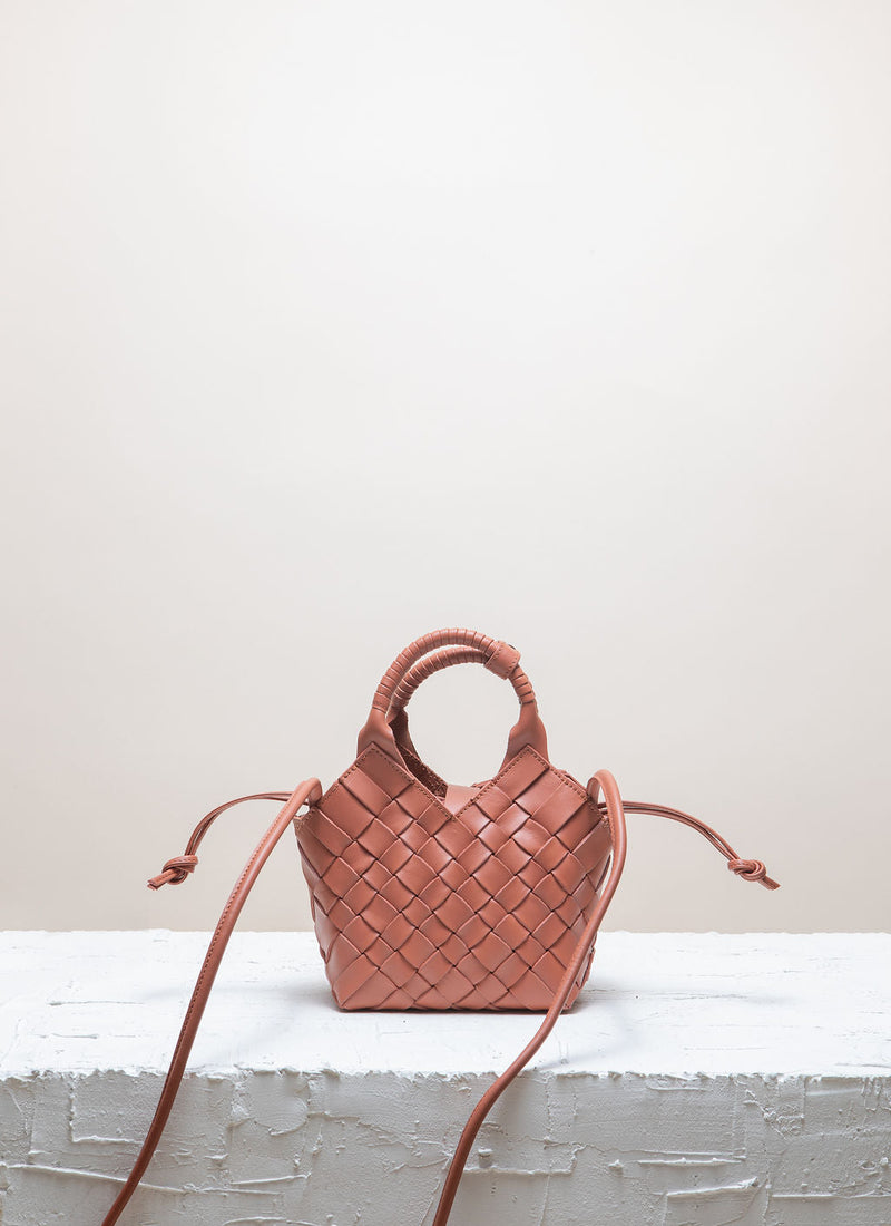 Cala Jade Misu mini red leather crossbody bag