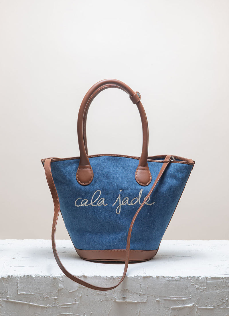 Cala Jade Sandhi tote bag in denim