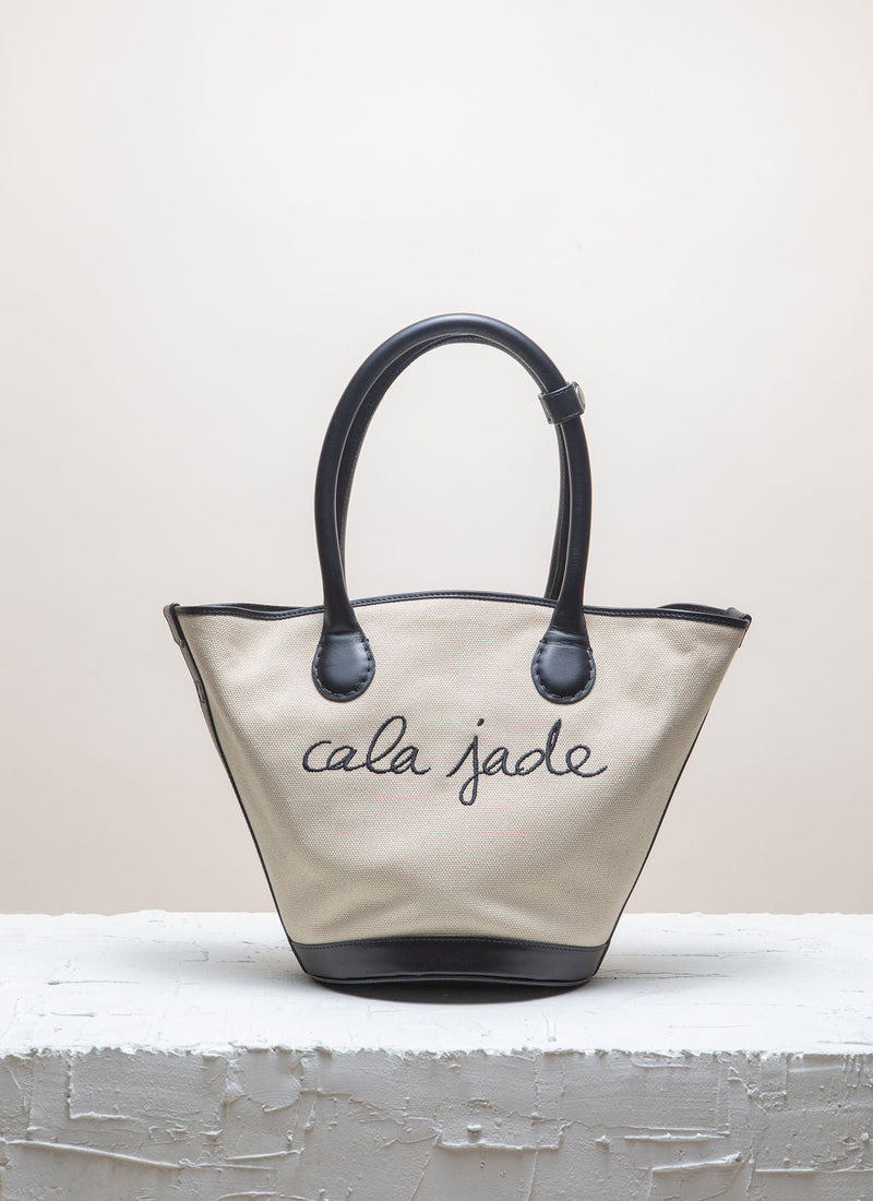 Cala Jade medium sized canvas tote bag