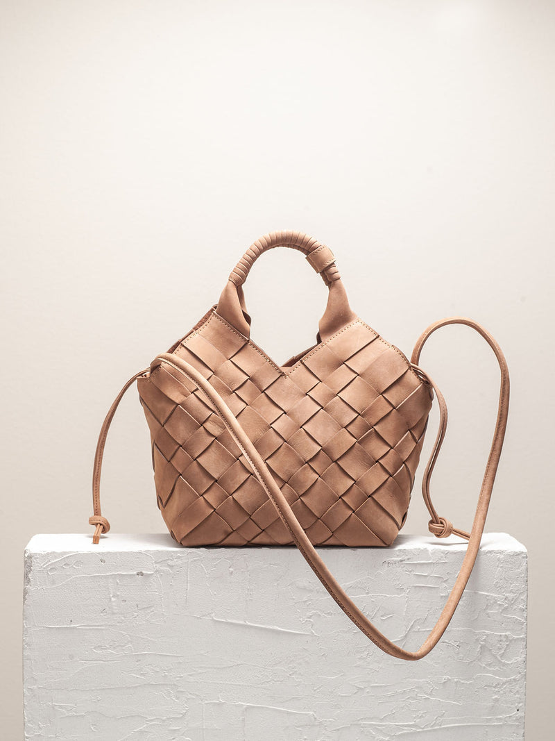 Cala Jade MISU Almond Nubuck Shoulder bag