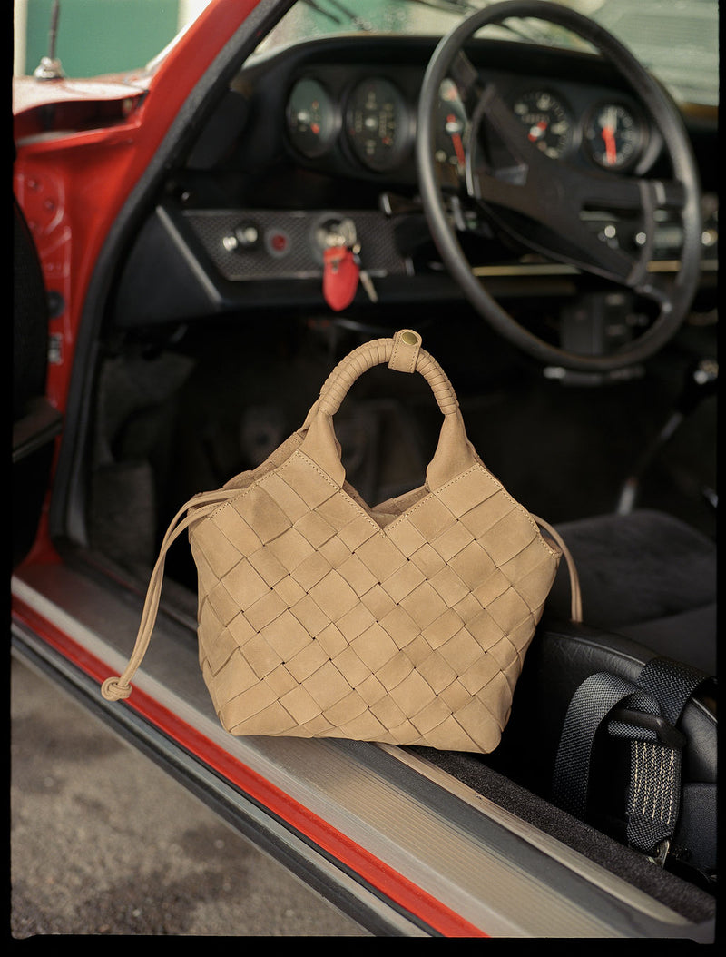 Cala Jade MISU Almond Nubuck Shoulder bag