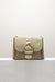 Cala Jade Nami shoulder bag in green with a gold buckle