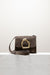 Cala Jade brown suede leather cross-boddy bag