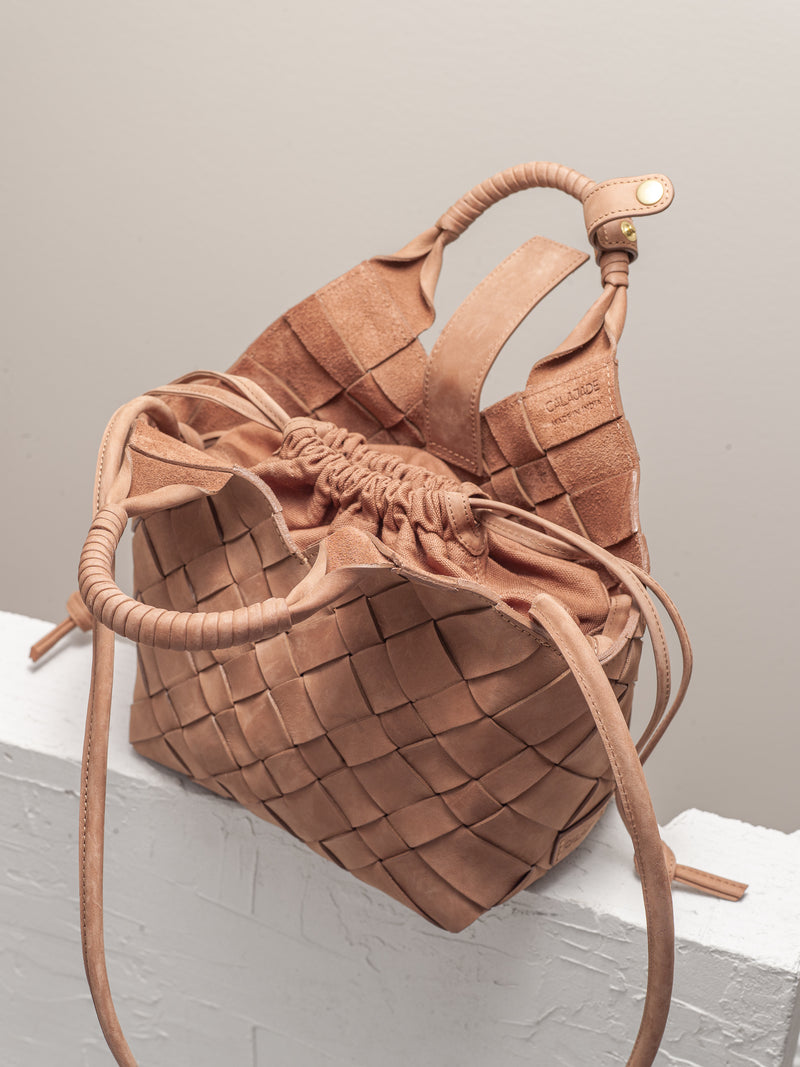 Cala Jade MISU Almond Nubuck Shoulder bag